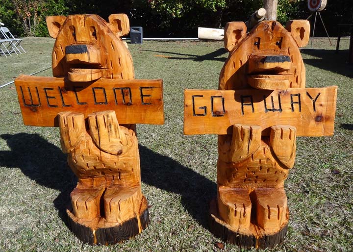 Chainsaw Carving Samples