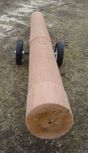 log cart with log